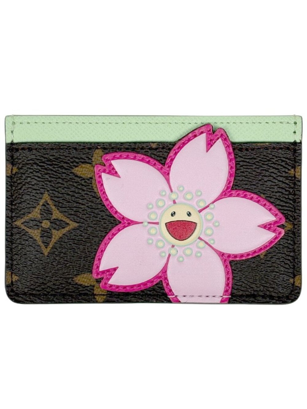 Louis Vuitton Porte Cartes Simple Card Case Sakura Murakami Monogram Cherry